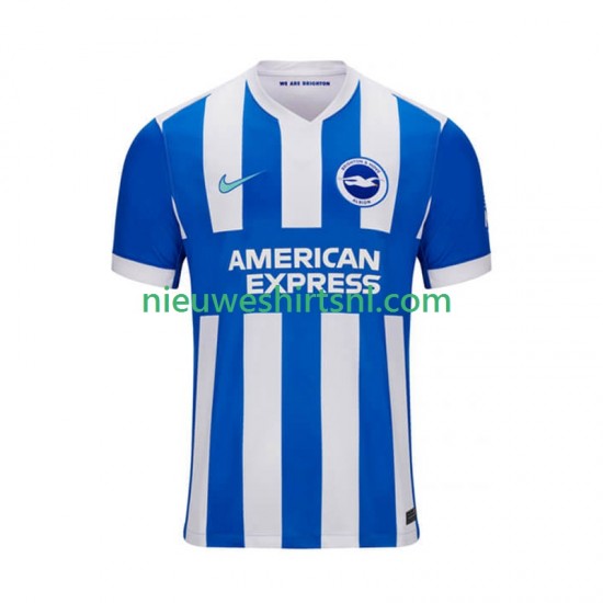 Brighton & Hove Albion Heren Shirt met Bedrukking Thuis 2025-2026 Korte Mouw