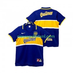 CA Boca Juniors Heren Shirt met Bedrukking 1997 1998 Retro Thuis Korte Mouw