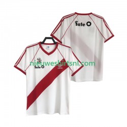 CA River Plate Heren Shirt met Bedrukking 1986 Retro Thuis Korte Mouw