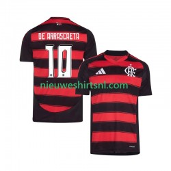 CR Flamengo Heren Shirt met Bedrukking Giorgian de Arrascaeta 10 Thuis 2025-2026 Korte Mouw