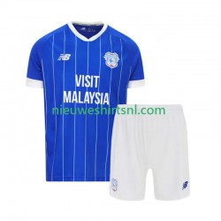 Cardiff City Heren Shirt met Bedrukking Thuis 2025-2026 Korte Mouw
