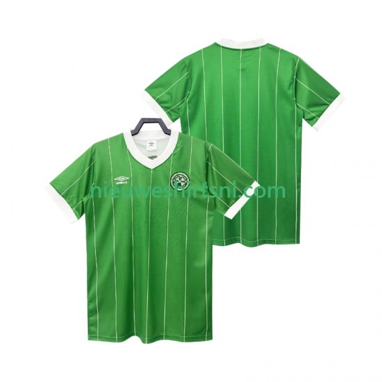 Celtic Heren Shirt met Bedrukking FC 1982 1983 Retro Derde Korte Mouw