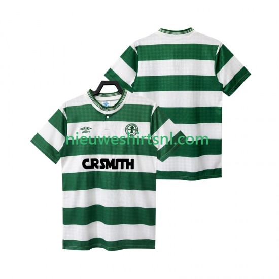 Celtic Heren Shirt met Bedrukking FC 1987 1988 Retro Derde Korte Mouw