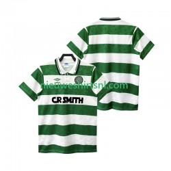 Celtic Heren Shirt met Bedrukking FC 1989 1990 Retro Derde Korte Mouw