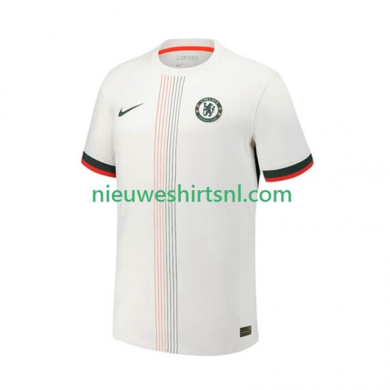 Chelsea Heren Shirt met Bedrukking Uit 2025-2026 Korte Mouw