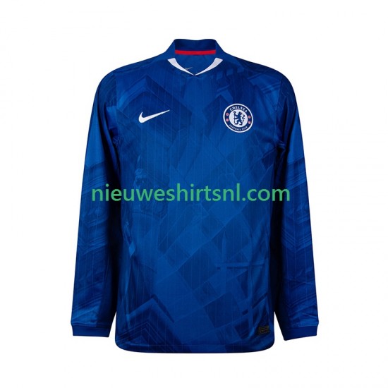 Chelsea Heren Shirt met Bedrukking Thuis 2025-2026 Lange Mouw