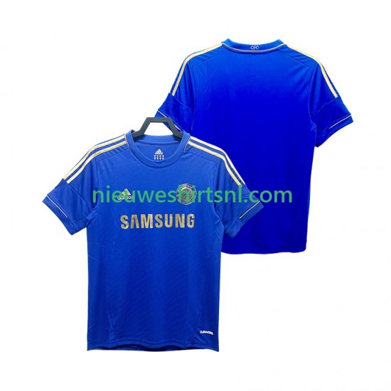 Chelsea Heren Shirt met Bedrukking 2012 2013 Retro Thuis Korte Mouw