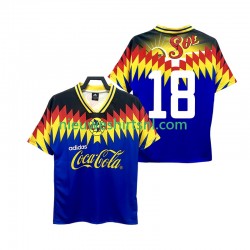 Club América Heren Shirt met Bedrukking 18 1995 Retro Uit Korte Mouw