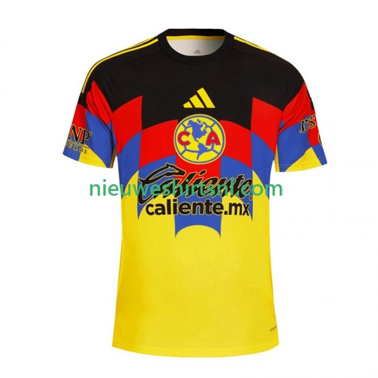 Club América Heren Shirt met Bedrukking Thuis 2025-2026 Korte Mouw
