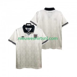 Engeland Heren Shirt met Bedrukking 1990 Retro Thuis Korte Mouw