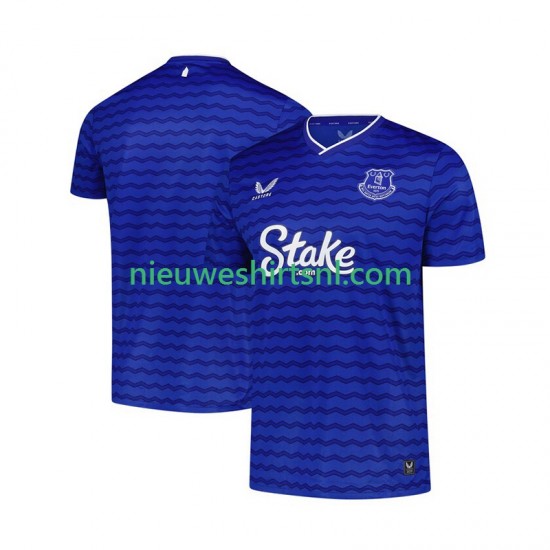 Everton Heren Shirt met Bedrukking Thuis 2025-2026 Korte Mouw