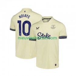 Everton Heren Shirt met Bedrukking Ndiaye 10 Uit 2025-2026 Korte Mouw