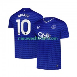 Everton Heren Shirt met Bedrukking Ndiaye 10 Thuis 2025-2026 Korte Mouw