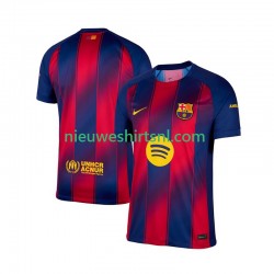 FC Barcelona Heren Shirt met Bedrukking Thuis 2025-2026 Korte Mouw