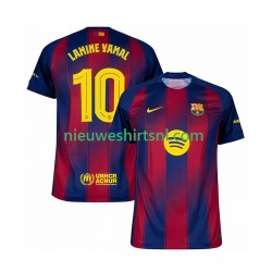 FC Barcelona Heren Shirt met Bedrukking Lamine Yamal 10 Champions League Thuis 2025-2026 Korte Mouw
