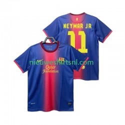 FC Barcelona Heren Shirt met Bedrukking Neymar JR 11 2012 2013 Retro Thuis Korte Mouw