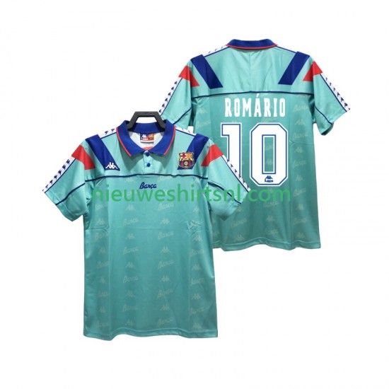 FC Barcelona Heren Shirt met Bedrukking ROMARIO 10 1992 1995 Retro Uit Korte Mouw