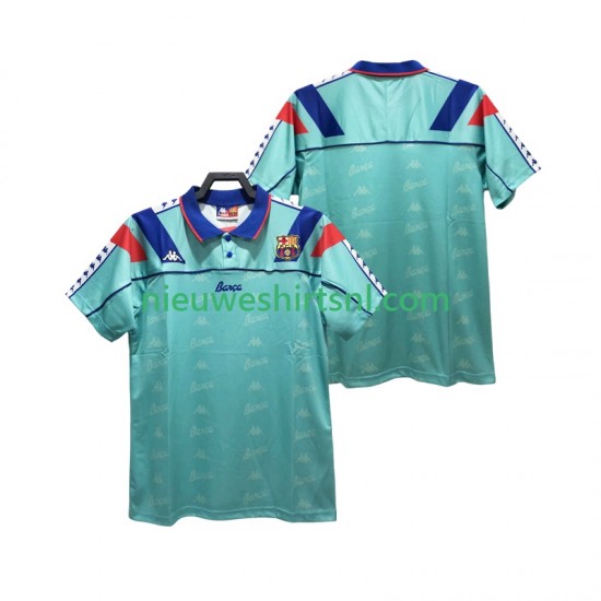 FC Barcelona Heren Shirt met Bedrukking 1992 1995 Retro Uit Korte Mouw
