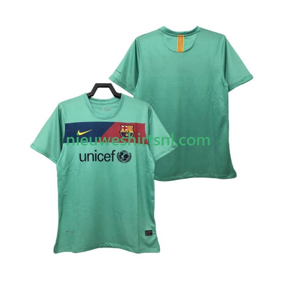 FC Barcelona Heren Shirt met Bedrukking Retro Uit 2011 2010 Korte Mouw