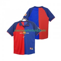 FC Barcelona Heren Shirt met Bedrukking 1990 2000 Retro Thuis Korte Mouw