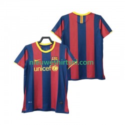 FC Barcelona Heren Shirt met Bedrukking Retro Thuis 2011 2010 Korte Mouw