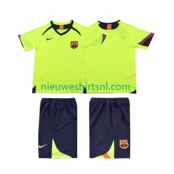 FC Barcelona Kind Shirt met Bedrukking 2005 Retro Uit 2006 Korte Mouw