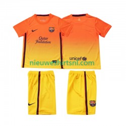 FC Barcelona Kind Shirt met Bedrukking 2012 2013 Retro Uit Korte Mouw