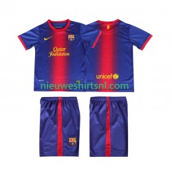 FC Barcelona Kind Shirt met Bedrukking 2012 2013 Retro Thuis Korte Mouw