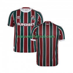 Fluminense Heren Shirt met Bedrukking Thuis 2025-2026 Korte Mouw