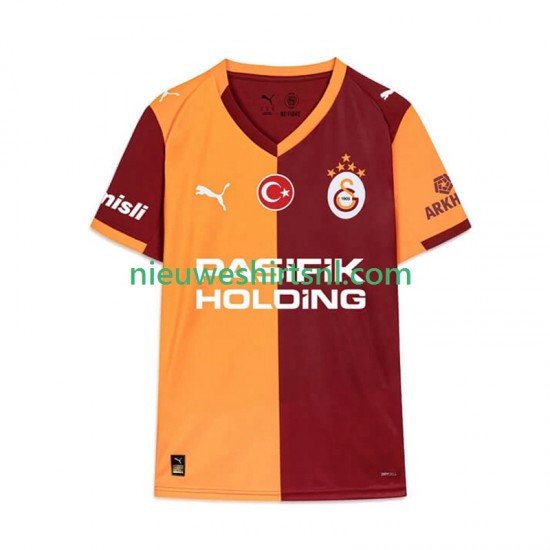 Galatasaray Heren Shirt met Bedrukking Thuis 2025-2026 Korte Mouw