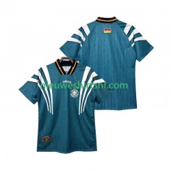 Duitsland Heren Shirt met Bedrukking 1996 Retro Uit Korte Mouw