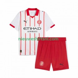 Kind Shirt met Bedrukking Girona Thuis 2025-2026 Korte Mouw