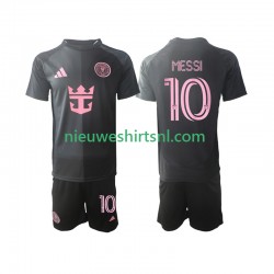 Inter Miami Kind Shirt met Bedrukking Lionel Messi 10 Uit 2025 Korte Mouw