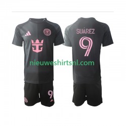Inter Miami Kind Shirt met Bedrukking Suárez Luis 9 Uit 2025 Korte Mouw