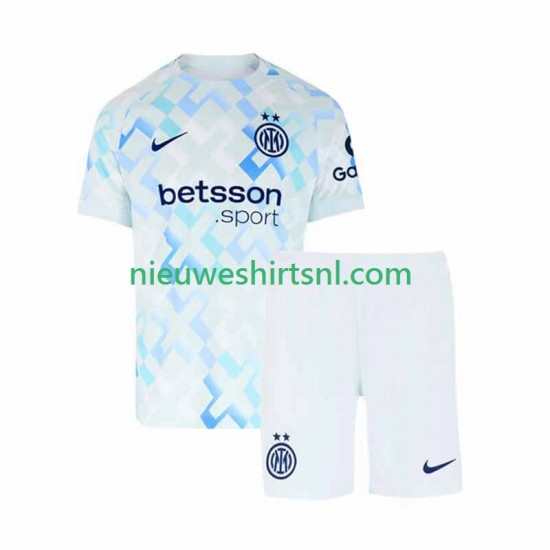 Inter Milan Kind Shirt met Bedrukking Uit 2025-2026 Korte Mouw