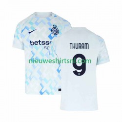 Inter Milan Heren Shirt met Bedrukking Marcus Thuram 9 Uit 2025-2026 Korte Mouw