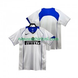 Inter Milan Heren Shirt met Bedrukking 2005 Retro Uit 2004 Korte Mouw