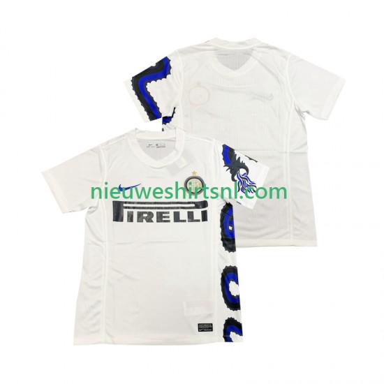 Inter Milan Heren Shirt met Bedrukking Retro Uit 2011 2010 Korte Mouw