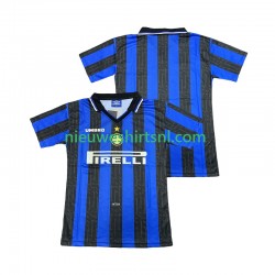 Inter Milan Heren Shirt met Bedrukking 1997 1998 Retro Thuis Korte Mouw