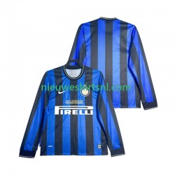 Inter Milan Heren Shirt met Bedrukking 2009 Retro Thuis 2010 Lange Mouw