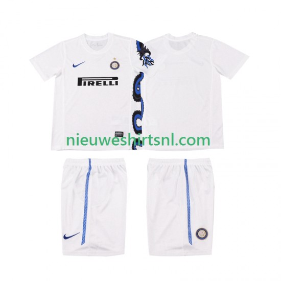 Inter Milan Kind Shirt met Bedrukking Retro Uit 2011 2010 Korte Mouw