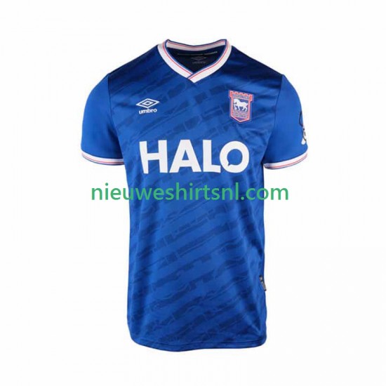 Heren Shirt met Bedrukking Ipswich Town Thuis 2025-2026 Korte Mouw