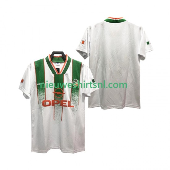 Ierland Heren Shirt met Bedrukking Retro Uit 1994 Korte Mouw