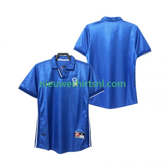 Italië Heren Shirt met Bedrukking 1998 Retro Thuis Korte Mouw