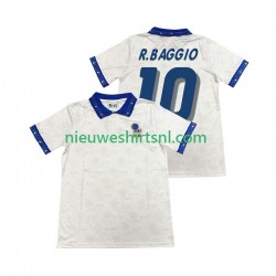Italië Heren Shirt met Bedrukking Roberto Baggio 10 Retro Uit 1994 Korte Mouw