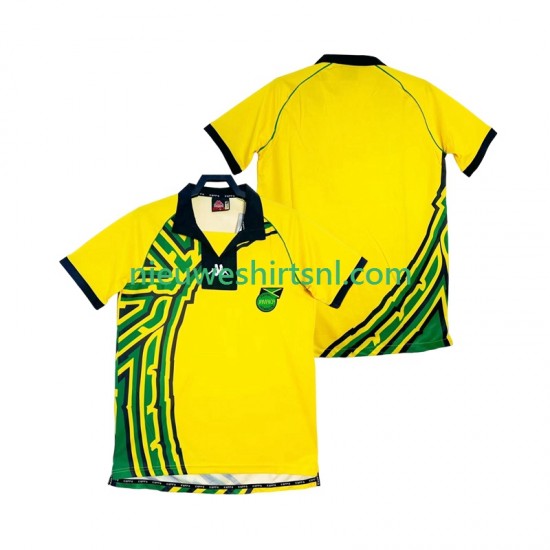 Jamaica Heren Shirt met Bedrukking 1998 Retro Thuis Korte Mouw