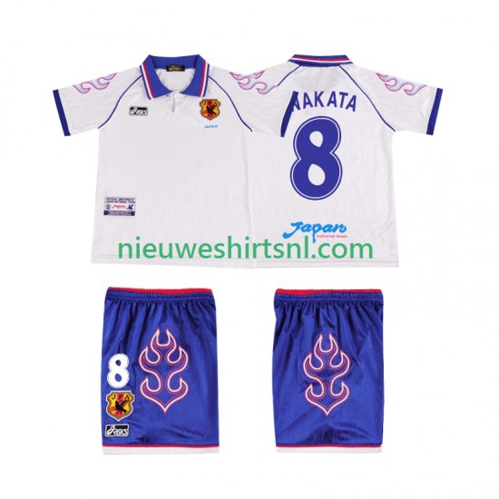 Japan Kind Shirt met Bedrukking NAKATA 8 1998 Retro Uit Korte Mouw