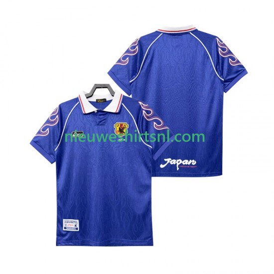 Japan Heren Shirt met Bedrukking 1998 Retro Thuis Korte Mouw