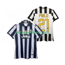 Juventus Heren Shirt met Bedrukking Andrea Pirlo 21 2014 2015 Retro Thuis Korte Mouw