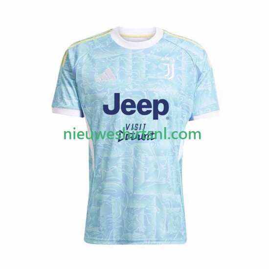Juventus Heren Shirt met Bedrukking Uit 2025-2026 Korte Mouw